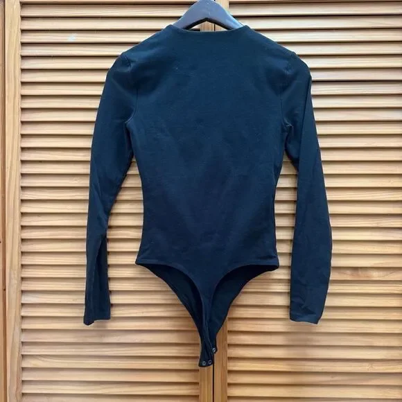 Abercrombie & Fitch Black long sleeve bodysuit size XS - Picture 4 of 4
